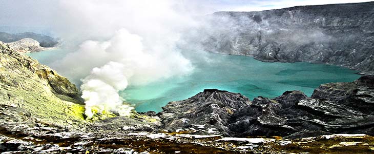 Ijen Kratersee Ostjava